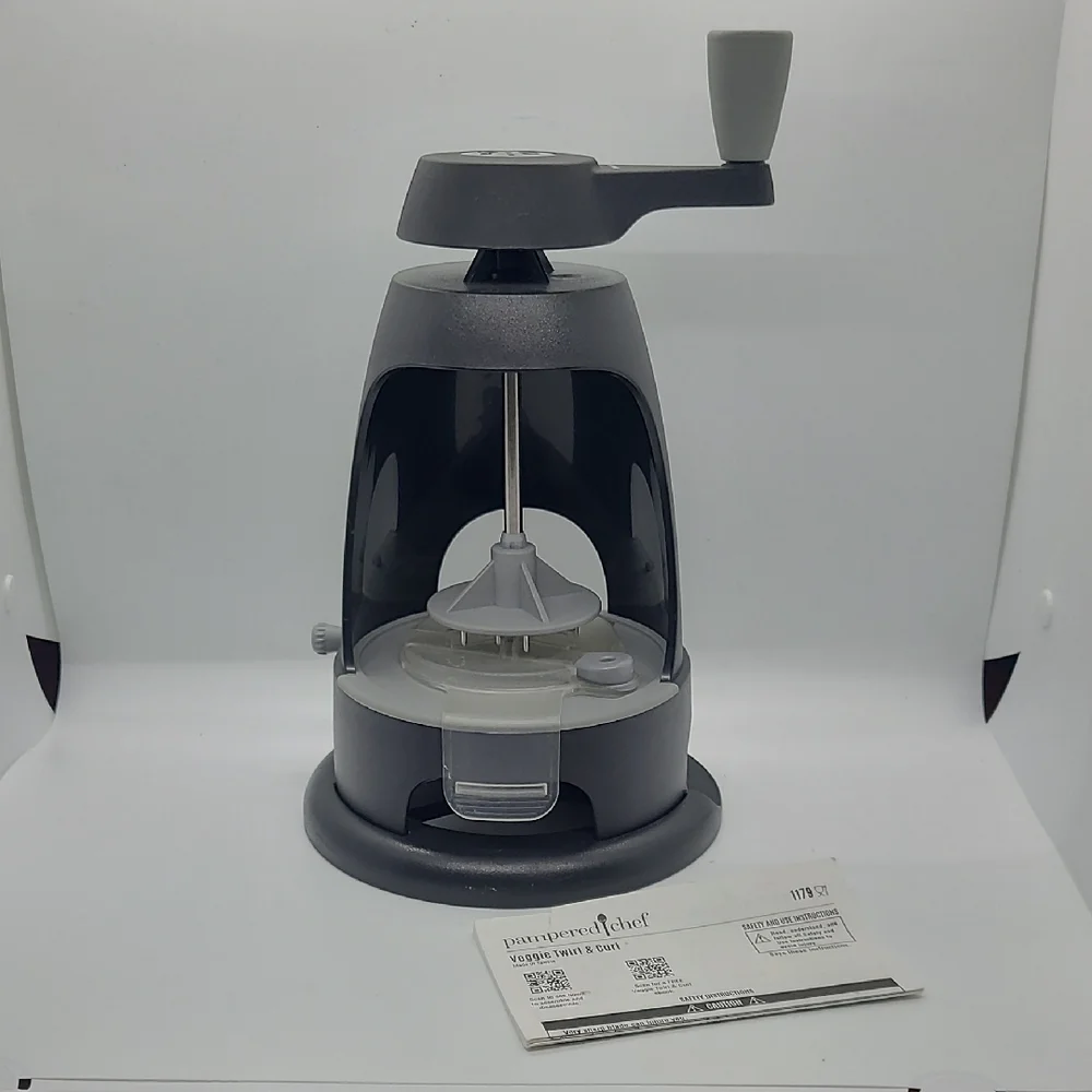 Pampered Chef Veggie Twirl & Curl / Spiralizer - Picture 2 of 12